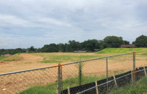 Bethel Midtown Village/North Downtown Athens redevelopment - Phase I - Site of the future Phase I parking deck area